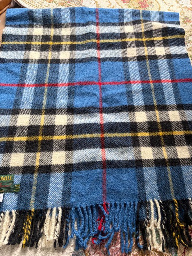 TWEEDMILL 大判 ストール チェック柄 ツィードミル