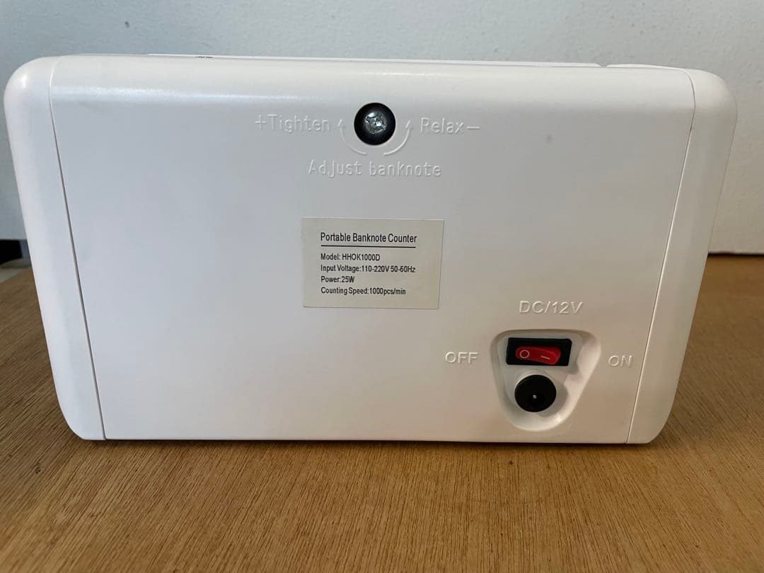 【yo-66】携帯型紙幣計数機　HHOK1000D マネーカウンター