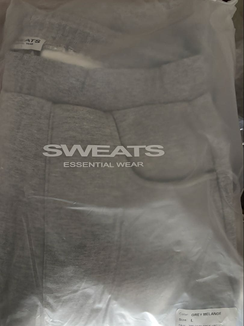 パンツ SWEATS COZY STRAIGHT LEG SWEATS GREY