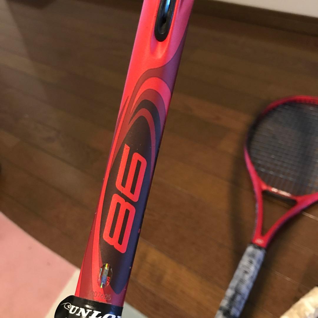 vcore 98 テニスラケット 3本セット 赤