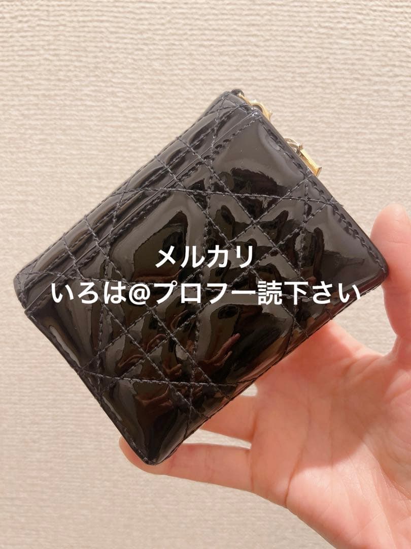 Dior レディディオール ロータスウォレット 折り財布