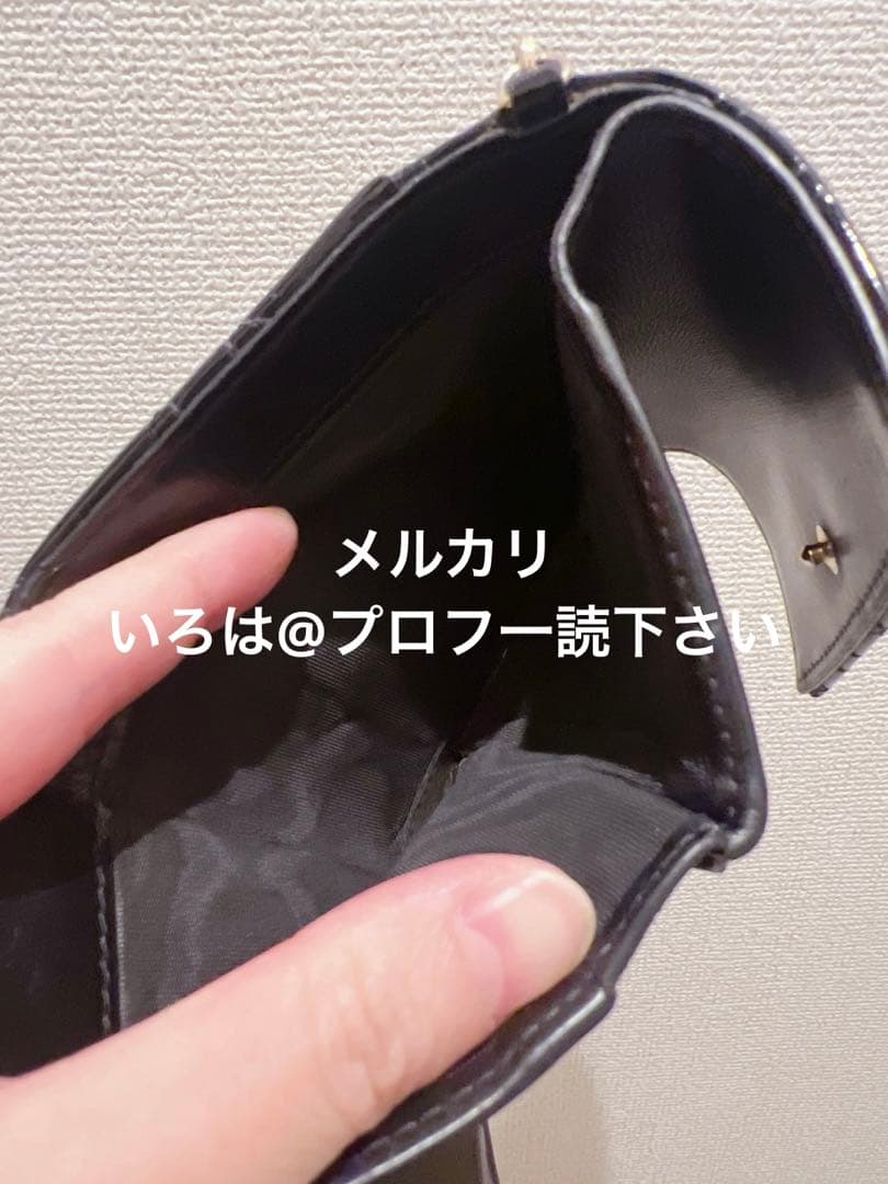 Dior レディディオール ロータスウォレット 折り財布