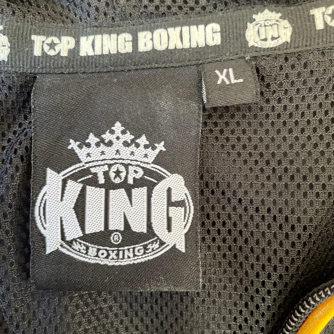 TOP KING ムエタイジャージ 上下　ブラック/ゴールド