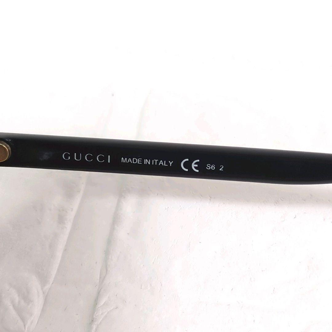 訳あり✨️　GUCCI グッチ サングラス シェリーライン　ブラック