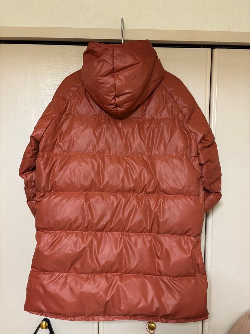 GWDH購入　ロング丈ダウン　柿色