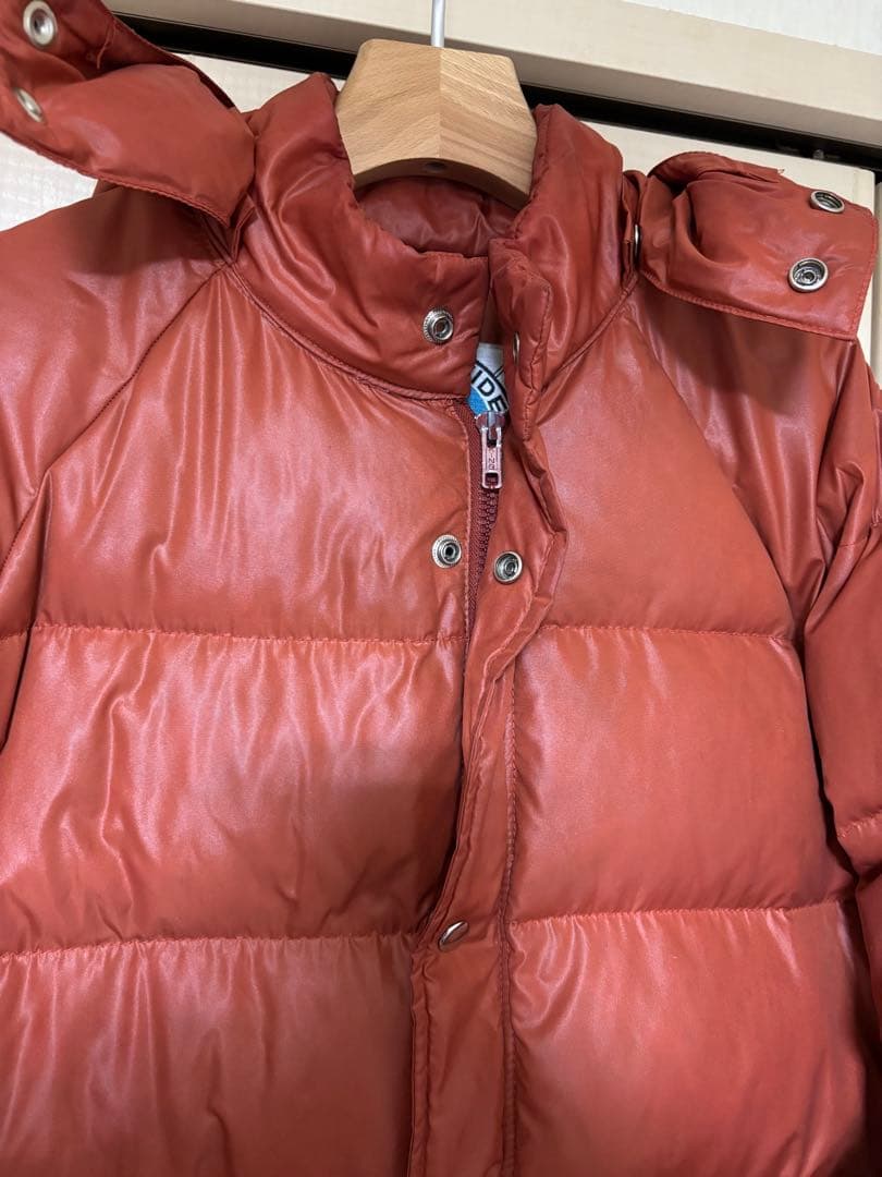 GWDH購入　ロング丈ダウン　柿色
