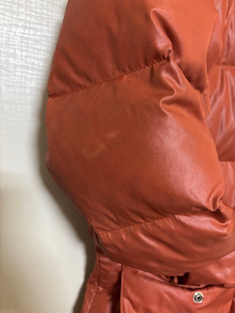 GWDH購入　ロング丈ダウン　柿色