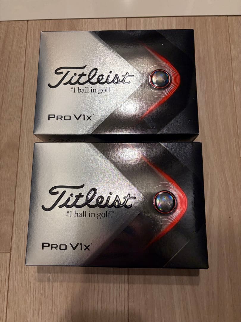 (レア新品未使用)タイトリストPRO V1X ゴルフボール 2ダース 2021年