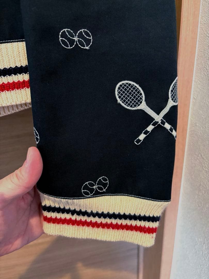 【極希少】トムブラウン テニス刺繍 ジャケット THOM BROWNE