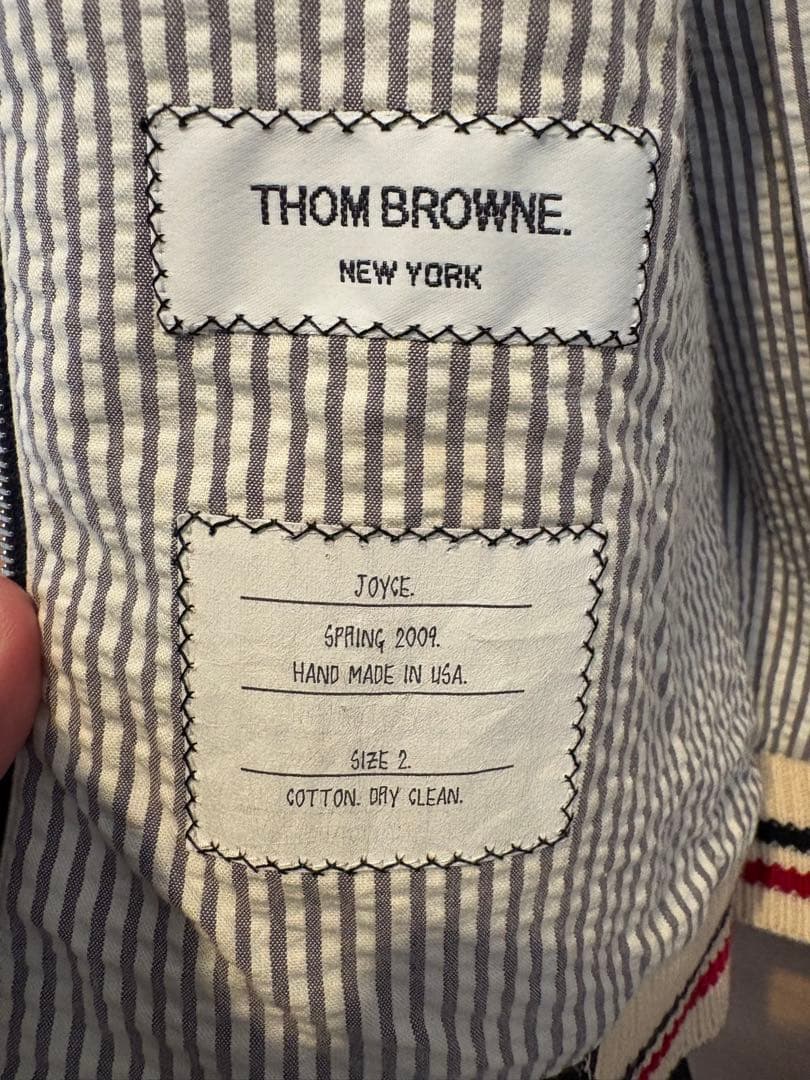 【極希少】トムブラウン テニス刺繍 ジャケット THOM BROWNE