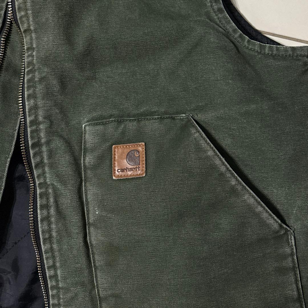 レアカラー Carhartt ダックベスト CYP Lサイズ