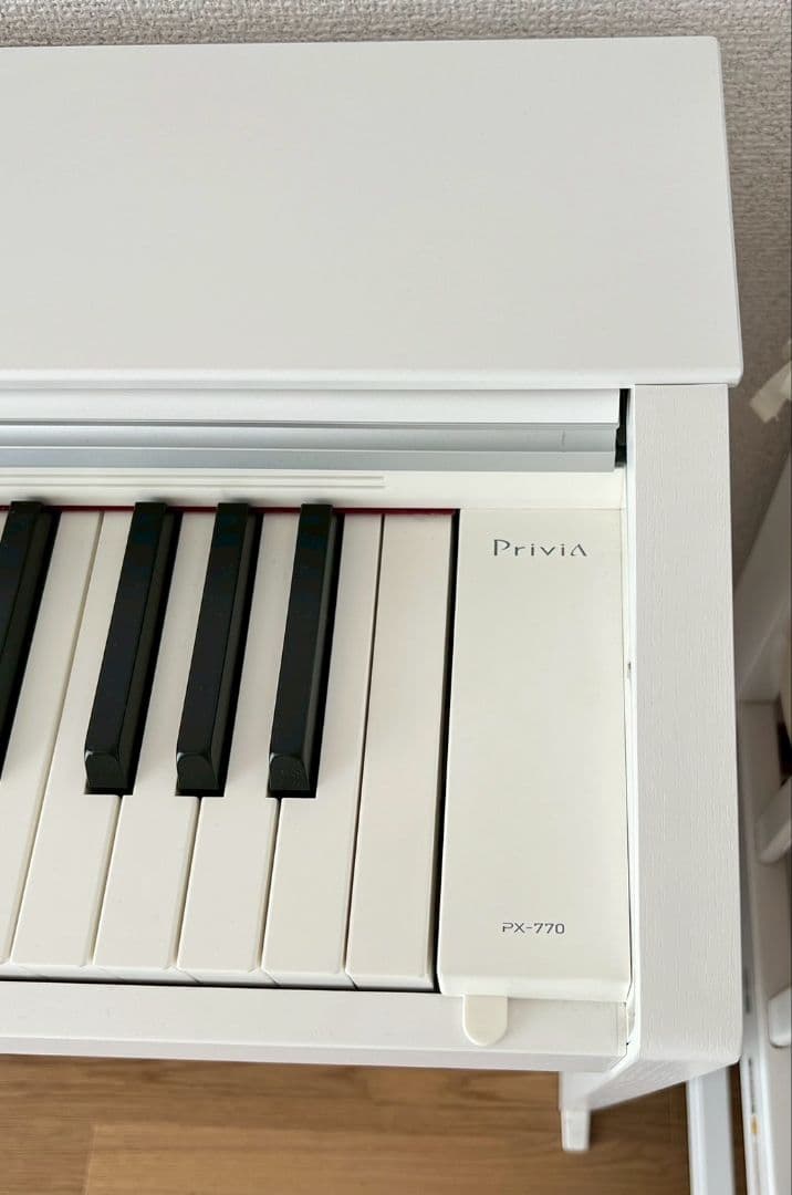 【美品】CASIOカシオ 電子ピアノ PX-770 ホワイト 20年製