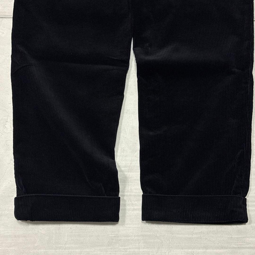 新品25AW ポロラルフローレン コーデュロイパンツ ブラック リラックスFIT