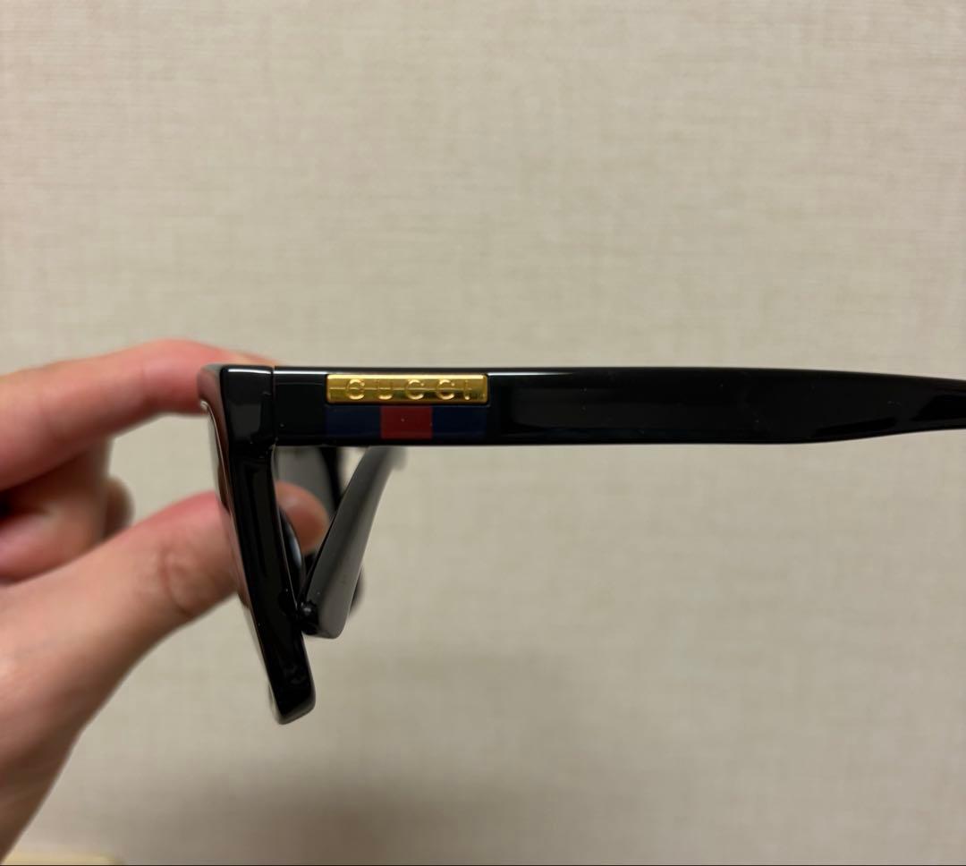 gucci サングラス　ブラック　メンズ　品番　gg0748s ケース付き