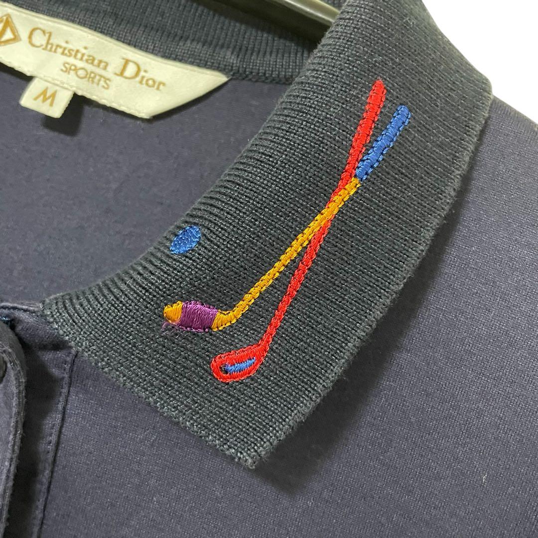 激レア 美品 クリスチャンディオールスポーツ 半袖ポロシャツ Tシャツ ゴルフ