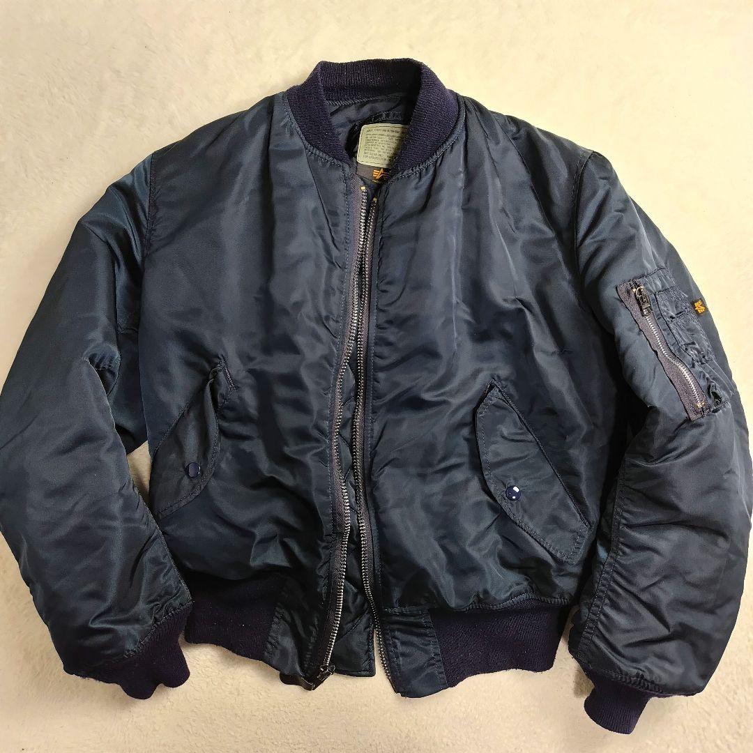 ✨超激レア90s ✨ALPHA　アルファ　MA-1　グランドクルー USA製 M