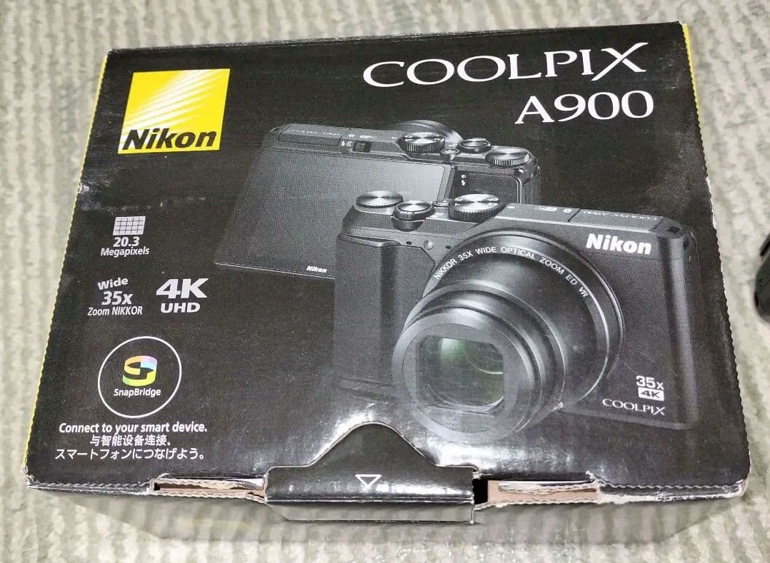 Nikon COOLPIX A900 35倍光学ズーム搭載 予備バッテリー付き
