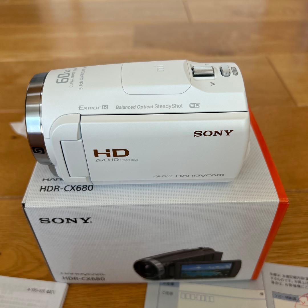 SONY HDR-CX680 ビデオカメラ本体 2024年製