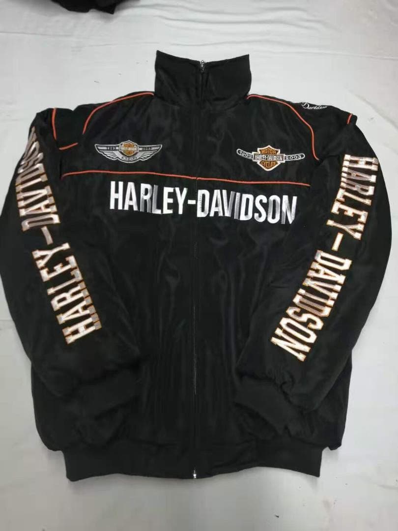 Harley-Davidson ジャンパー ブルゾン 刺繍 中綿 男女兼用