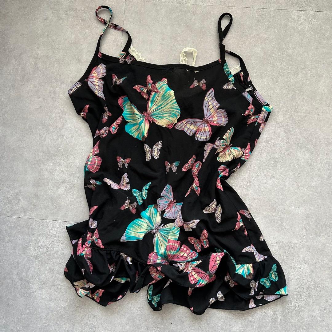 ちょうちょ キャミソール vintage レース itimi nodress
