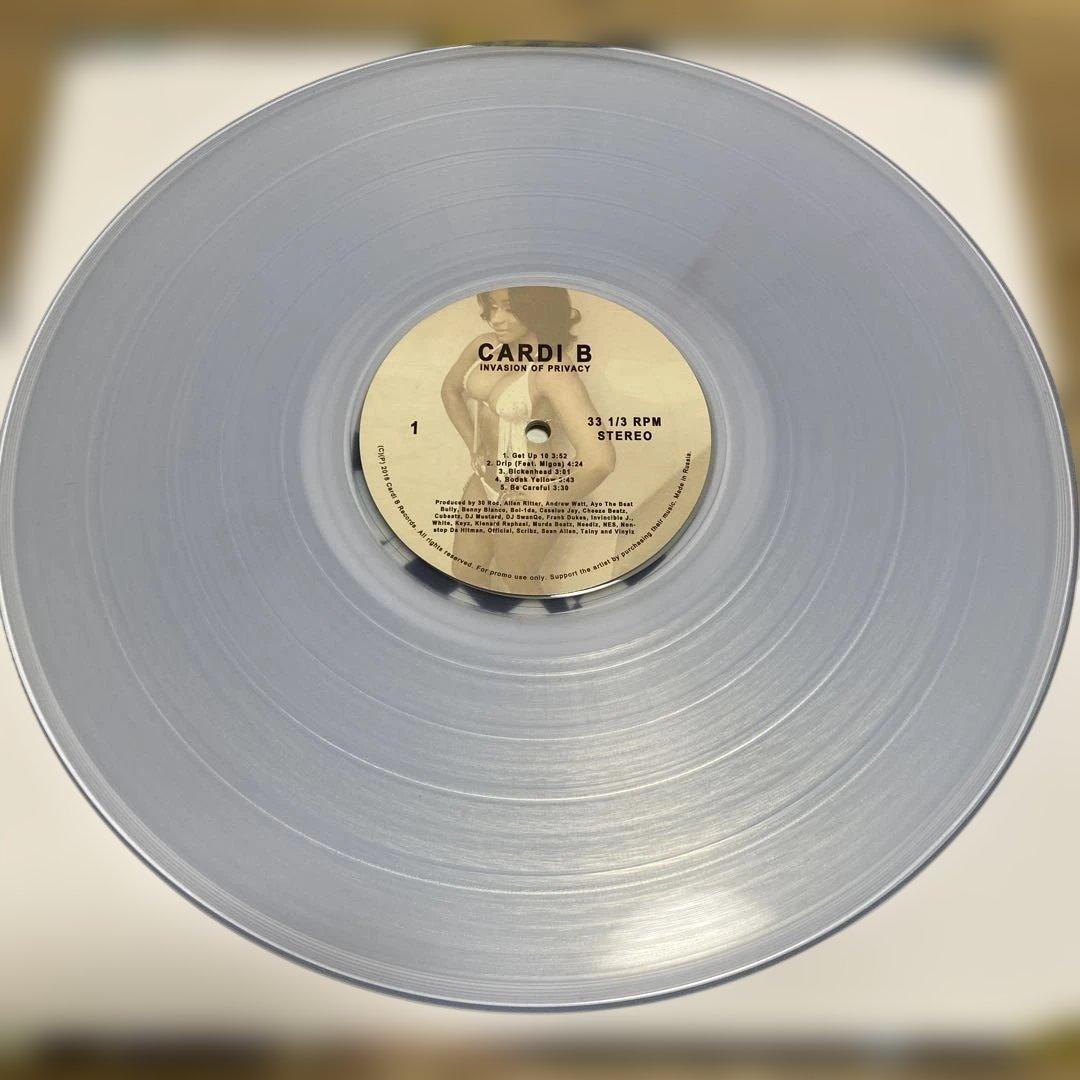 Cardi B Privacy クリア盤レコード2LP