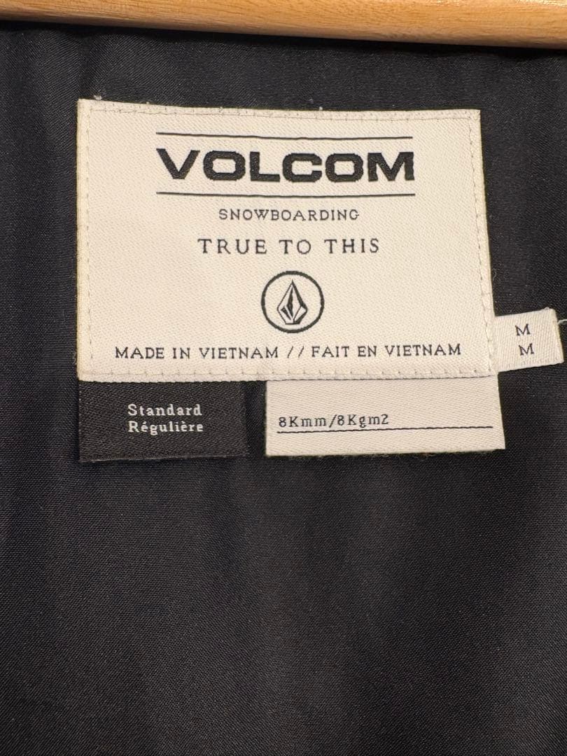 VOLCOM スノーボードウェア ジャケット 黒 ブラック M