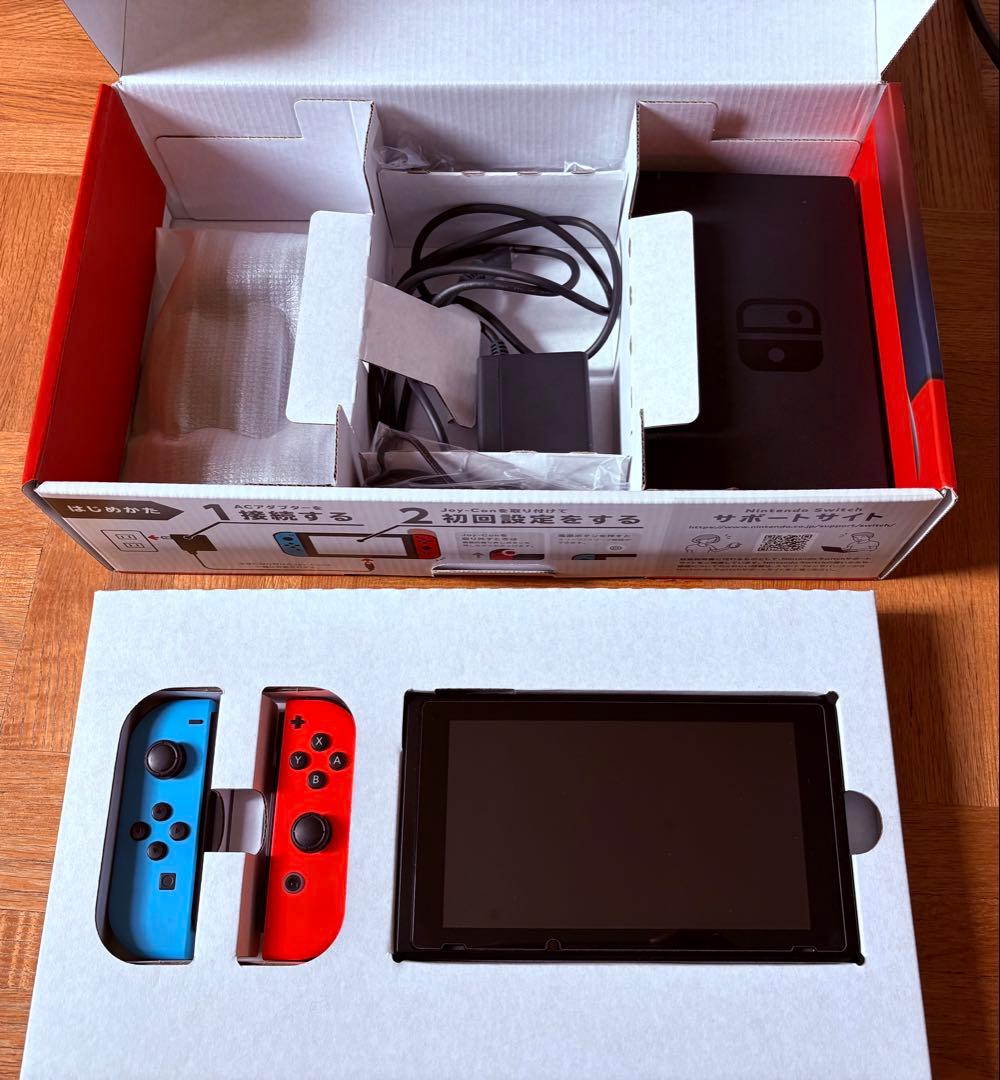 Nintendo Switch 本体 青/赤 Joy-Con 2020年製