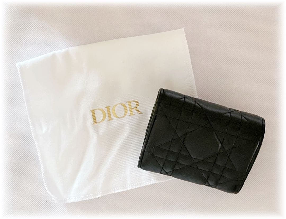 My Dior Hibiscus Lジップウォレット【未使用に近い】
