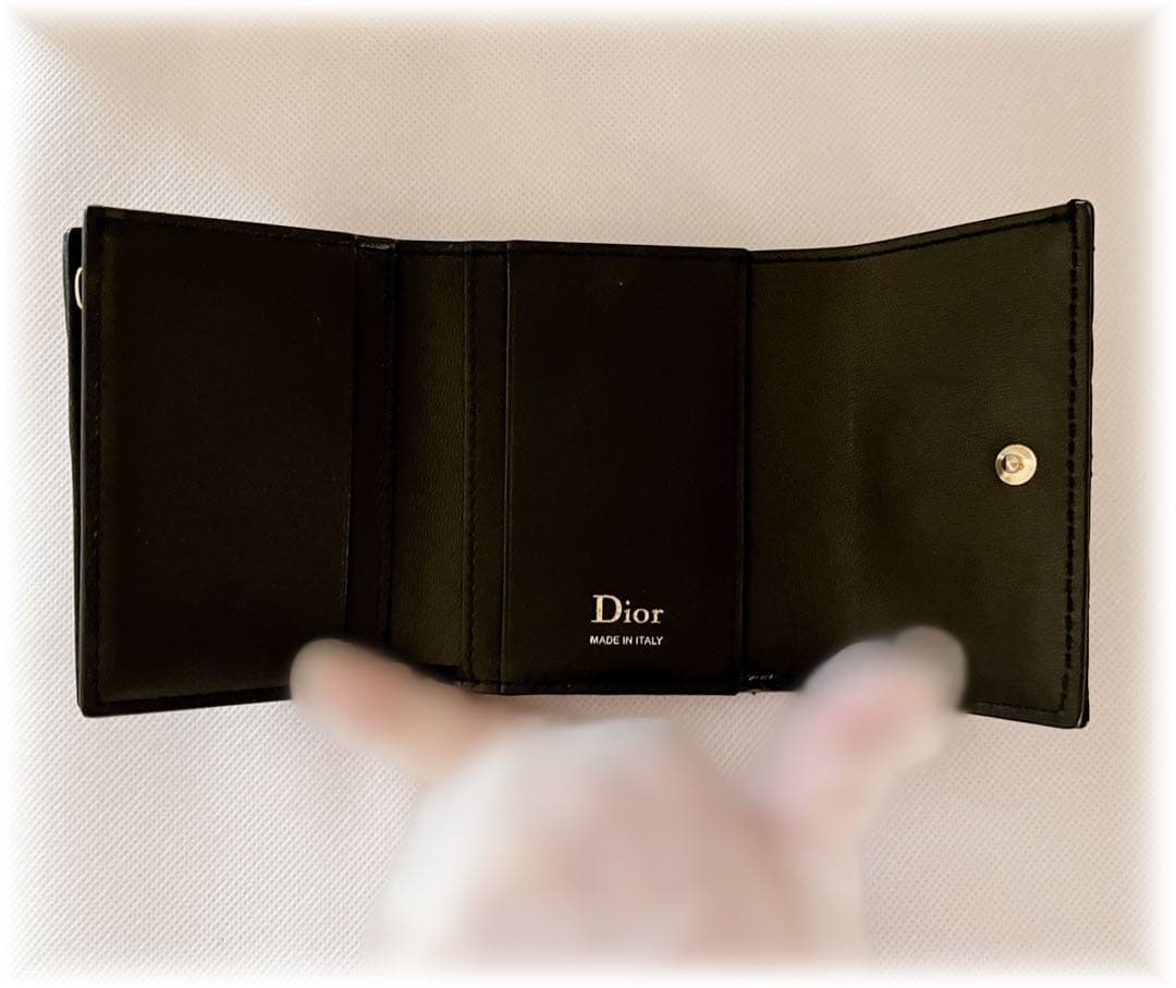 My Dior Hibiscus Lジップウォレット【未使用に近い】