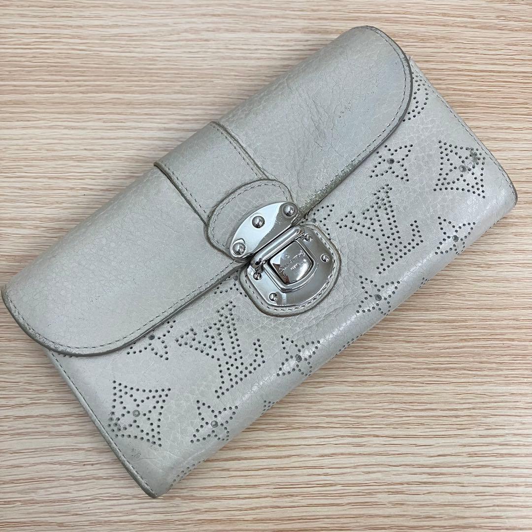 ルイヴィトン ポルトフォイユ イリス マヒナ モノグラム 財布 ホワイト系