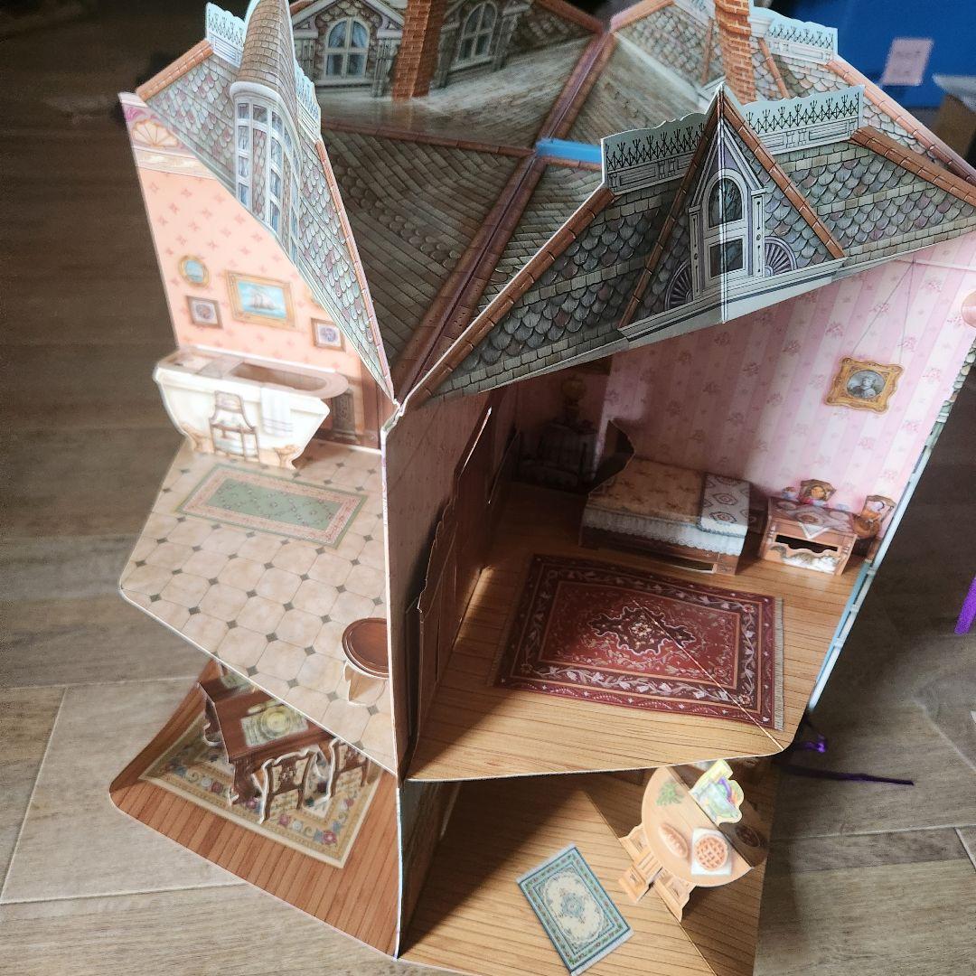 【希少レア】Victorian doll house　飛び出す絵本