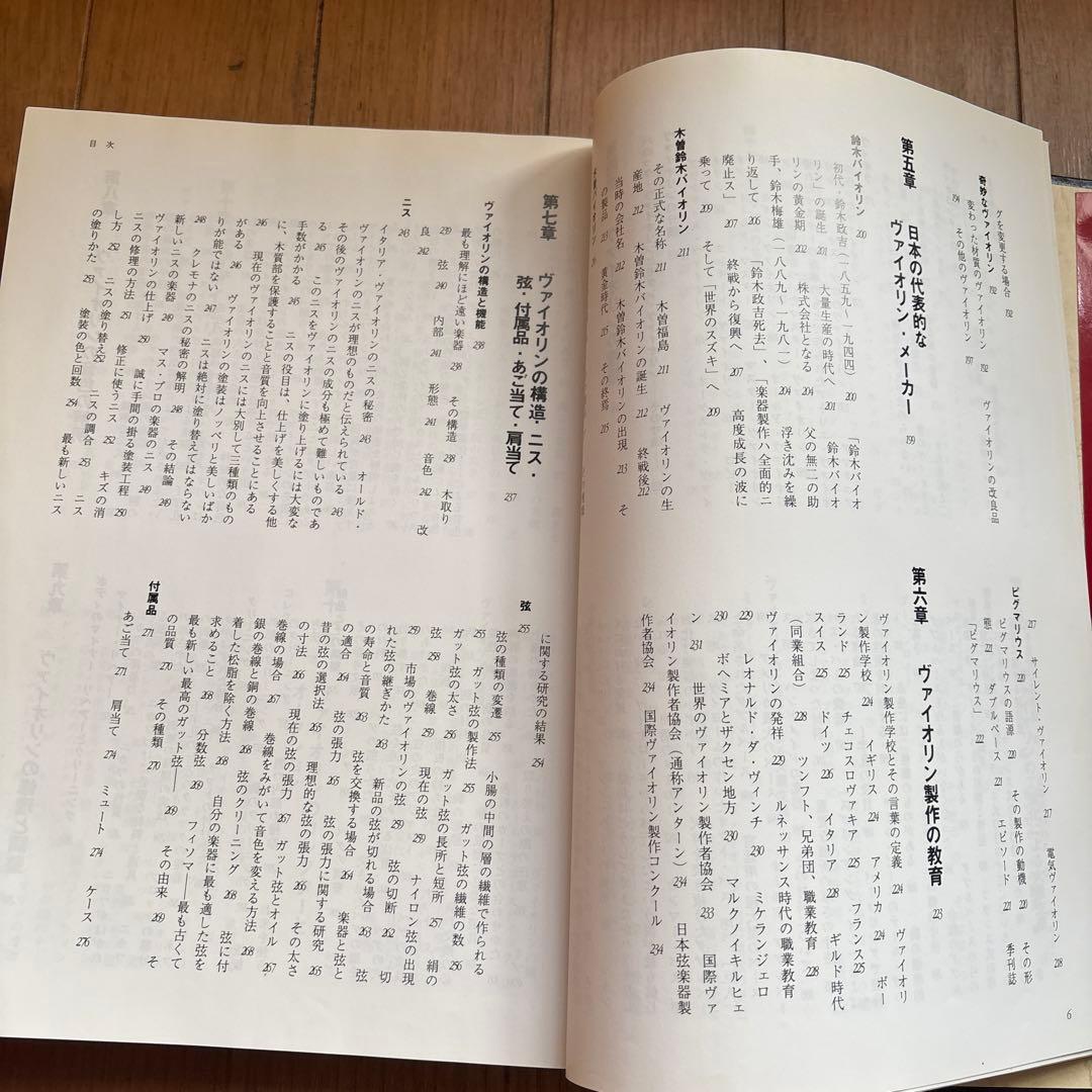 VIOLIN 音楽之友社　楽器の事典　ヴァイオリン