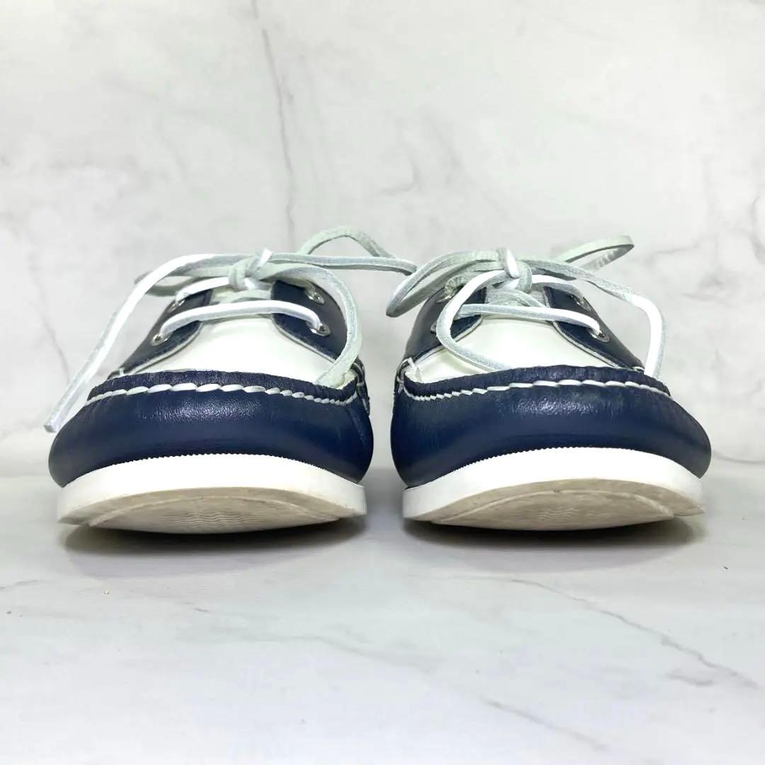 【REGAL】 リーガル レザーデッキシューズ 25.5㎝ トリコロール