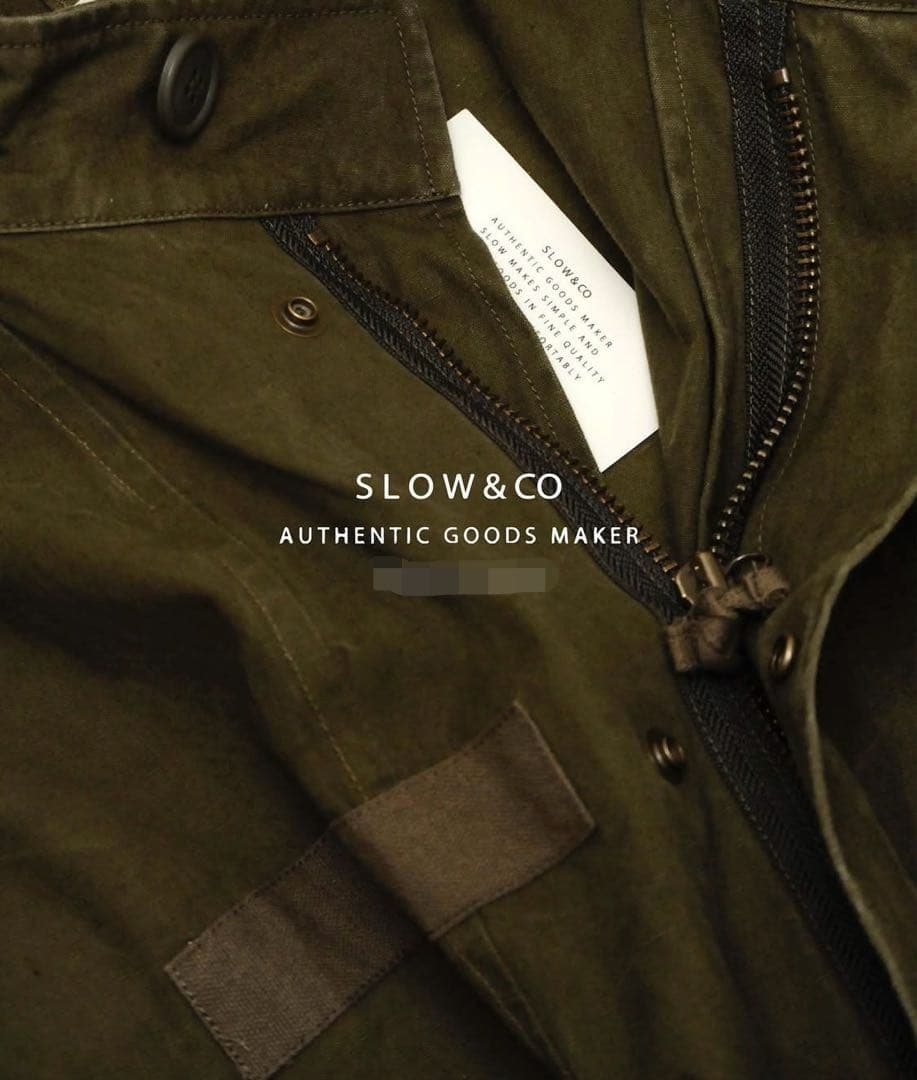 SLOW / 別注M-65 FISHTAIL LONG JACKET
