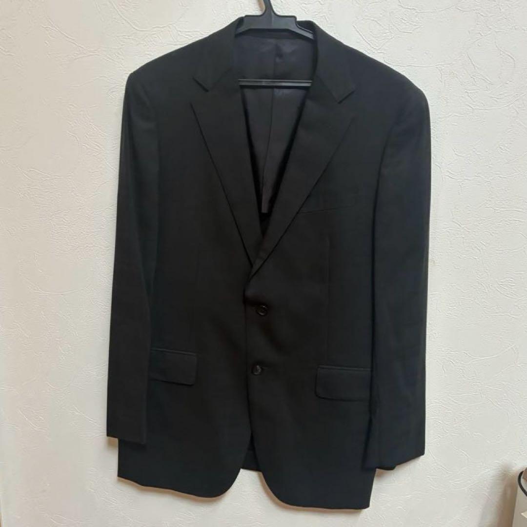 【極美品】BURBERRY（バーバリー）黒　ブラック　チェックスーツセットアップ