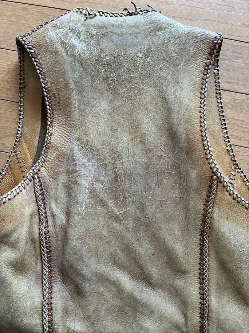 希少　70s Northbeach ノースビーチ レザーベスト　タグ欠損