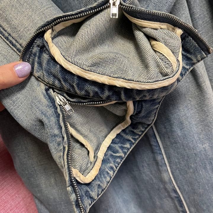 miumiu デニムミニワンピ　アウター