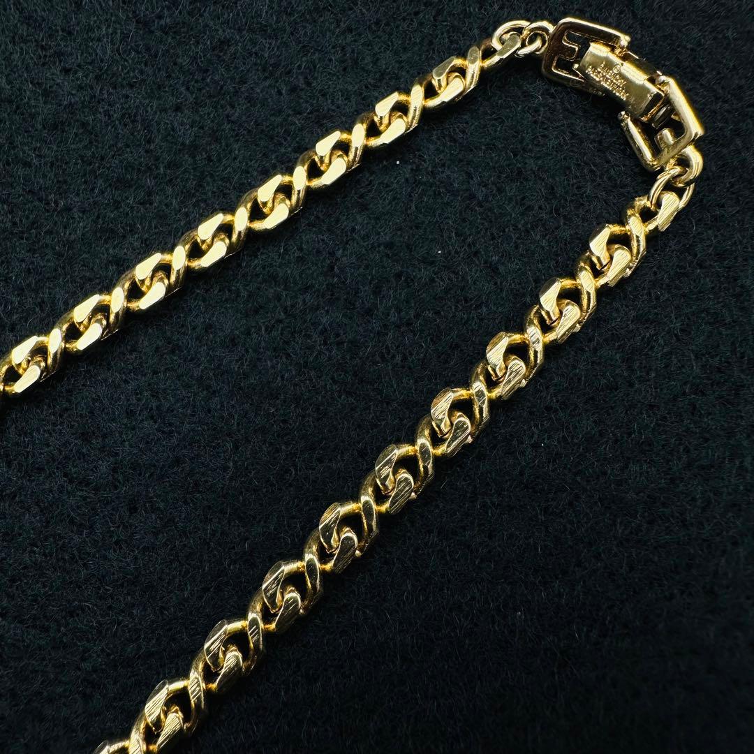 GIVENCHY ネックレス ゴールド ロングチェーン 刻印 メンズ r8234