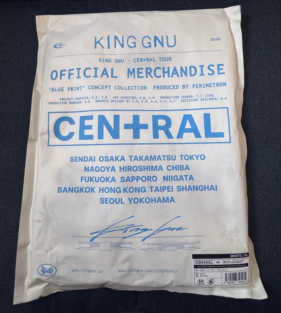 t*d様 King Gnu SOBAD ロンT 白 XLサイズ