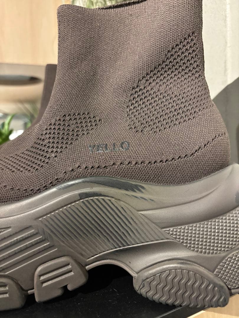 美品！YELLO厚底ブーツBELUGA SHORTBOOTS サイズXL