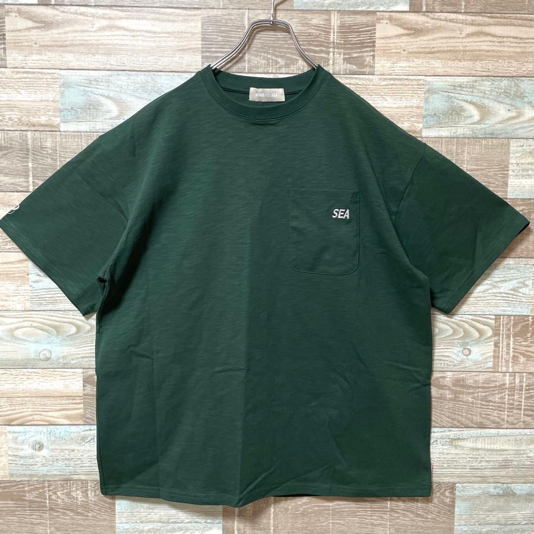 WIND AND SEA ウィンダンシー Tシャツ XL 刺繍 ポケット
