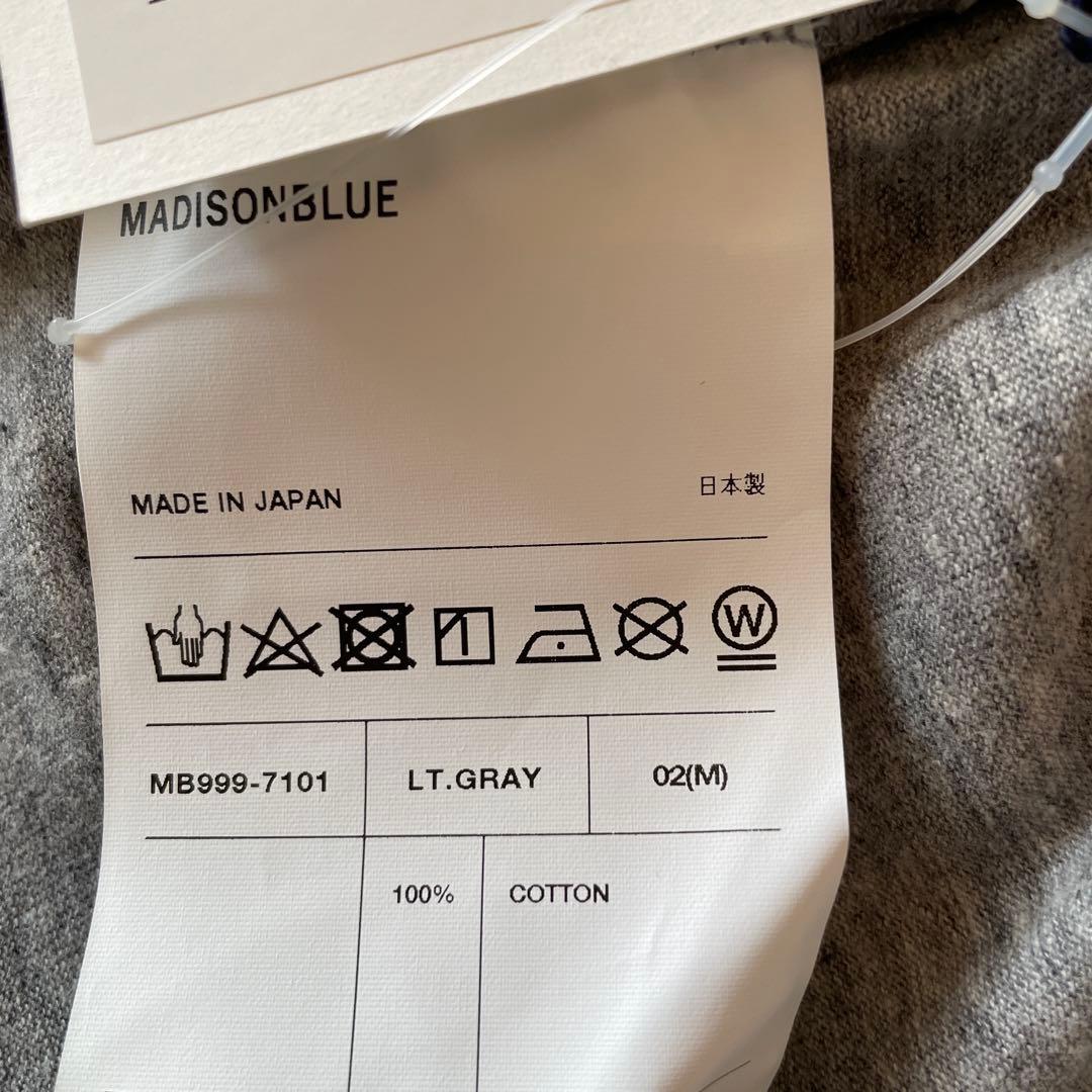 MADISON BLUE hello tシャツ　グレー　メンズ　M 未使用