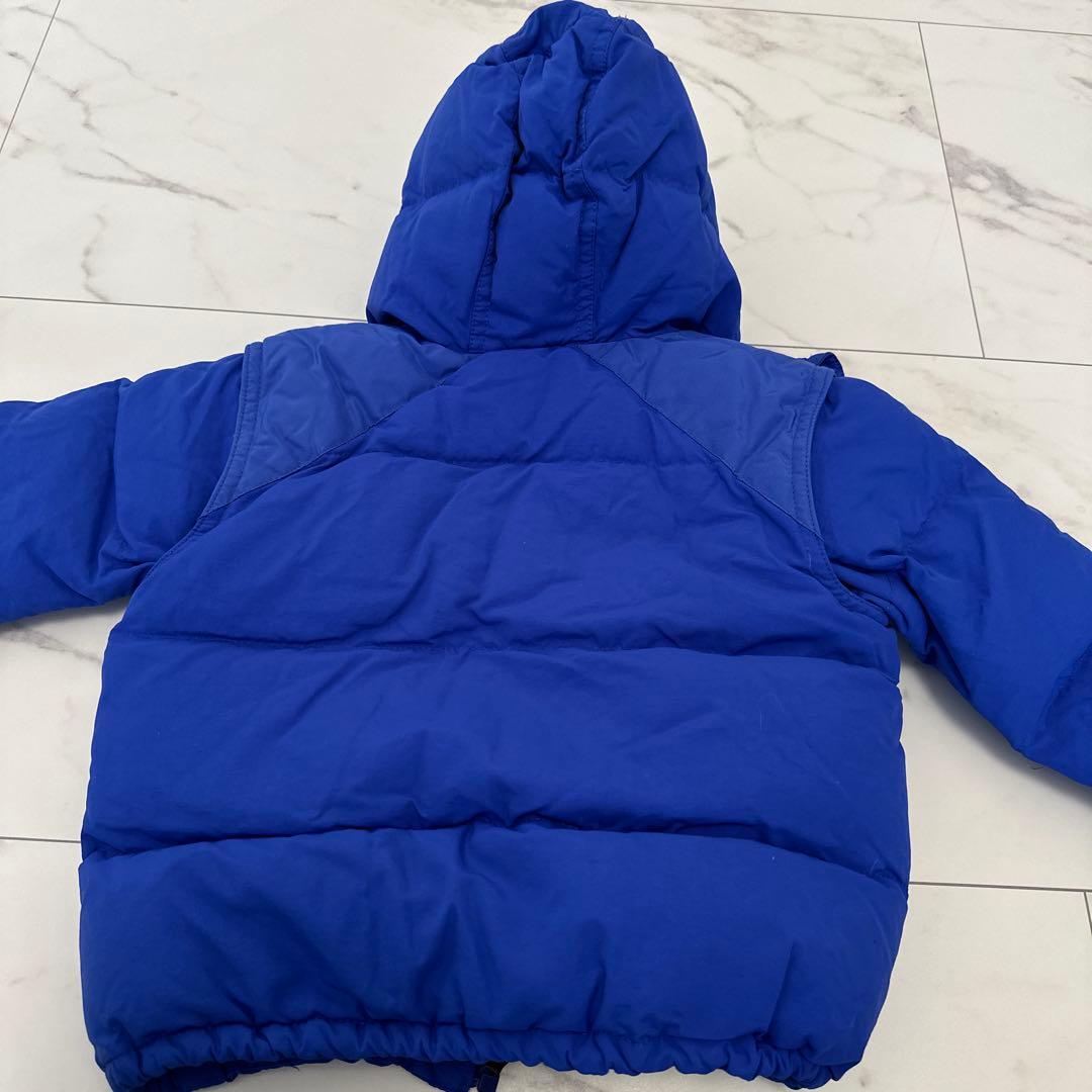 バーバリー　Burberry 青　ダウンジャケット　2歳サイズ92 キッズ