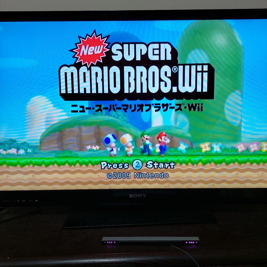 Wii　4人で遊べるセット　+ソフト2本