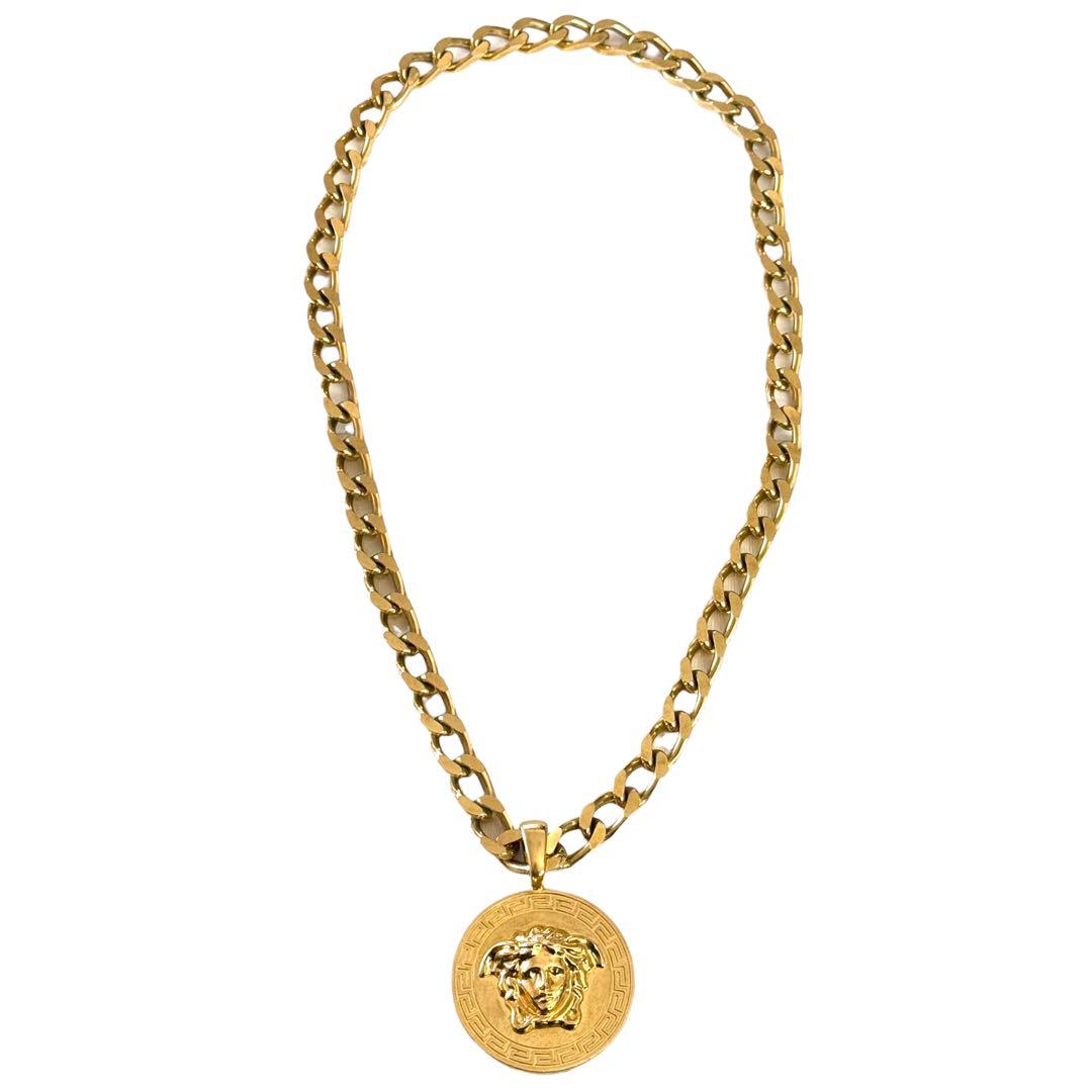 VERSACE ヴェルサーチ メデューサ チェーン ネックレス 喜平 ゴールド