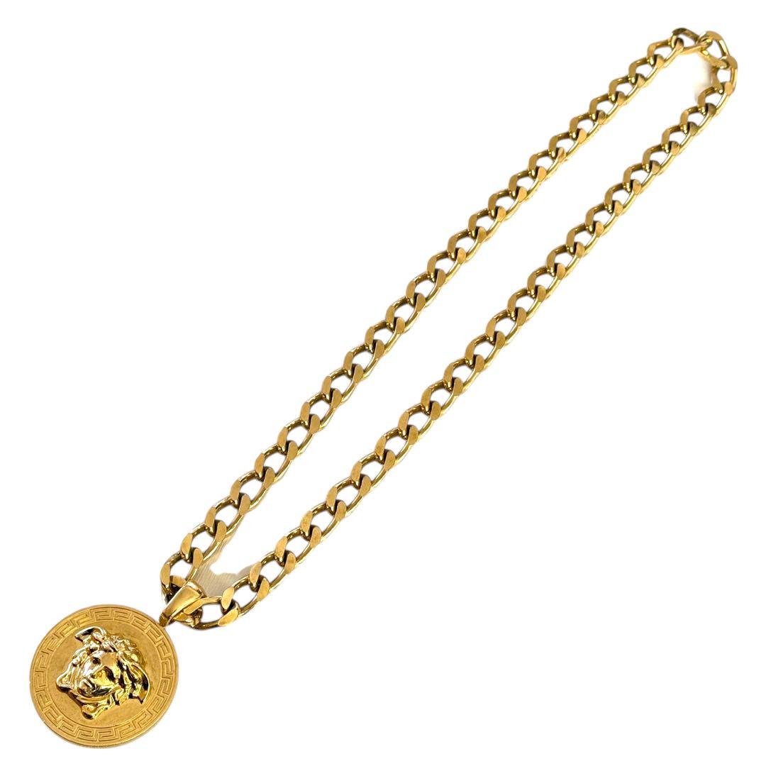 VERSACE ヴェルサーチ メデューサ チェーン ネックレス 喜平 ゴールド