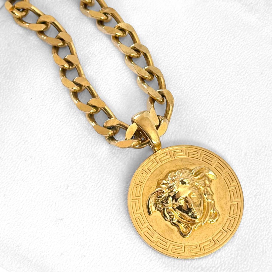 VERSACE ヴェルサーチ メデューサ チェーン ネックレス 喜平 ゴールド