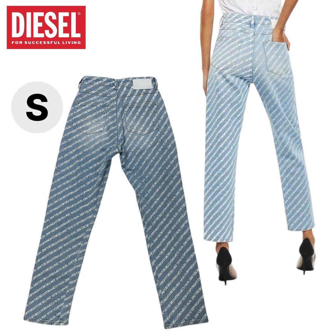 DIESEL ディーゼル 総柄ロゴ デニム D-EISELLE-SP5 W24