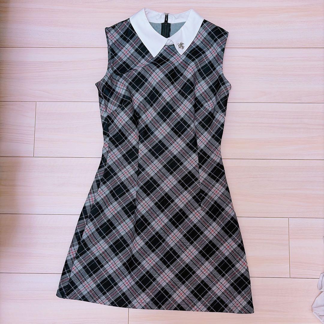 【完売品】ミシェルマカロン チェックワンピース