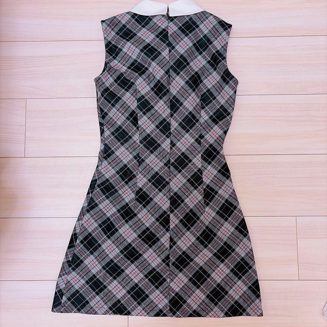 【完売品】ミシェルマカロン チェックワンピース